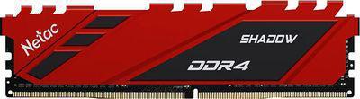Оперативная память NETAC Shadow NTSDD4P32SP-16R DDR4 - 1x 16ГБ 3200МГц, DIMM, Red, Ret - фото 1 - id-p226205062