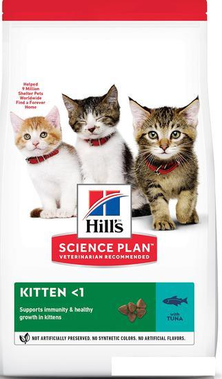 Сухой корм для кошек Hill's Science Plan Kitten Tuna для котят для здорового роста и развития, с тунцом 7 кг - фото 1 - id-p226580559