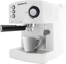 Рожковая помповая кофеварка Polaris PCM 1527E Adore Crema (белый), фото 3