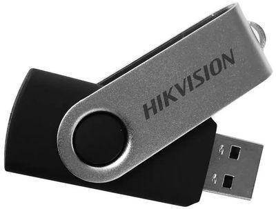 Флешка USB Hikvision M200 HS-USB-M200S/128G/U3 128ГБ, USB3.0, серебристый и черный - фото 1 - id-p226304995