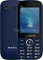 Кнопочный телефон Maxvi K20 (синий)