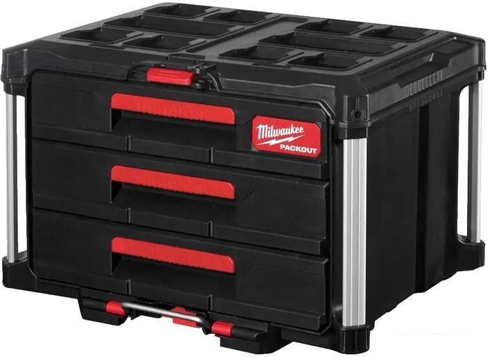 Ящик для инструментов Milwaukee Packout 3 Drawer Tool Box 4932472130 - фото 2 - id-p226681383