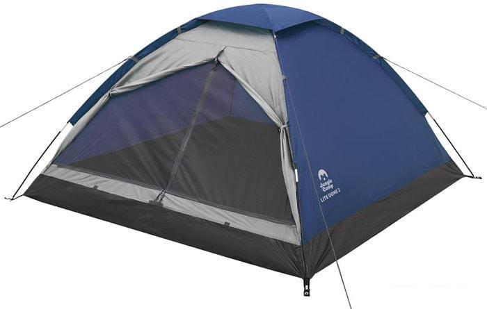 Треккинговая палатка Jungle Camp Lite Dome 3 (синий/серый)