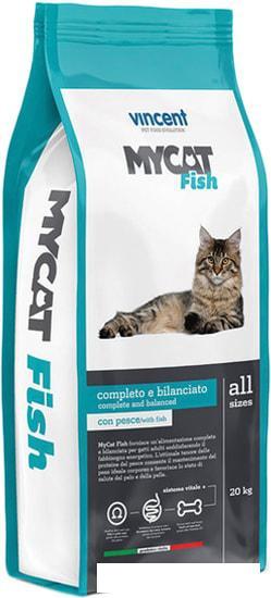 Сухой корм для кошек Vincent MyCat Fish 20 кг