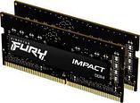 Оперативная память Kingston Fury Impact KF426S16IBK2/64 DDR4 - 2x 32ГБ 2666МГц, для ноутбуков (SO-DIMM), Ret, фото 2