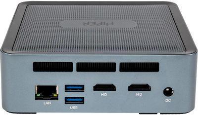 Неттоп HIPER Expertbox ED20, Intel Core i5 1155G7, DDR4 8ГБ, 256ГБ(SSD), Intel Iris Xe, noOS, темно-серый - фото 6 - id-p226680119