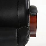 Кресло BRABIX Magnum EX-701, на колесиках, рециклированная кожа/кожзам, черный/черный [531827], фото 3