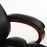 Кресло BRABIX Magnum EX-701, на колесиках, рециклированная кожа/кожзам, черный/черный [531827], фото 6