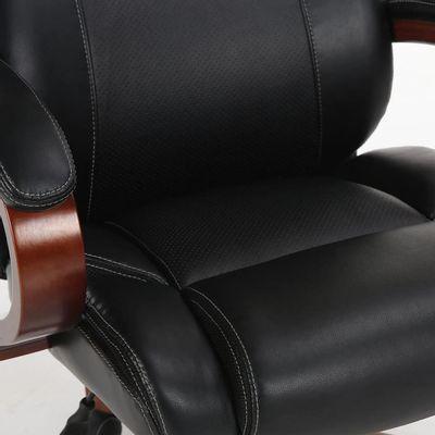 Кресло BRABIX Magnum EX-701, на колесиках, рециклированная кожа/кожзам, черный/черный [531827] - фото 7 - id-p226680136