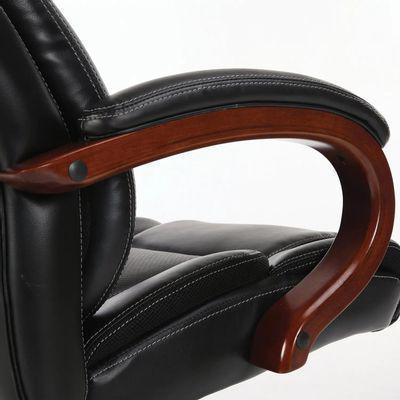 Кресло BRABIX Magnum EX-701, на колесиках, рециклированная кожа/кожзам, черный/черный [531827] - фото 9 - id-p226680136