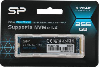 SSD накопитель Silicon Power M-Series SP256GBP34A60M28 256ГБ, M.2 2280, PCIe 3.0 x4, NVMe, M.2 - фото 2 - id-p226333528