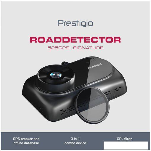 Видеорегистратор-радар детектор-GPS информатор (3в1) Prestigio RoadDetector 525GPS - фото 6 - id-p226409677