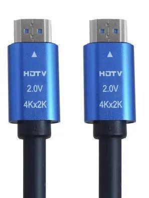 Кабель аудио-видео PREMIER 11238, HDMI (m) - HDMI (m) , ver 2.0, 15м, GOLD, черный