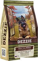 Сухой корм для собак Dezzie Adult Dog All Breeds (для всех взрослых пород с курицей и говядиной) 15 кг