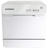 Посудомоечная машина Oursson DW4002TD/WH, компактная, настольная, 41см, загрузка 4 комплектов, белая, фото 4