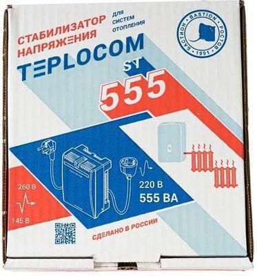 Стабилизатор напряжения БАСТИОН Teplocom ST-555 белый - фото 3 - id-p226357262