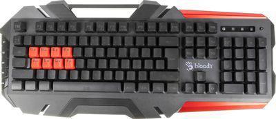 Клавиатура A4TECH Bloody B3590R, USB, черный + красный [b3590r (black+red)] - фото 1 - id-p226357313