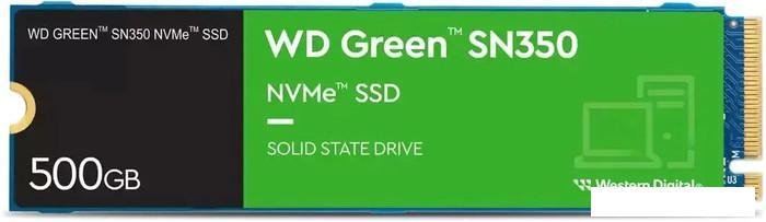 SSD WD Green SN350 500GB WDS500G2G0C - фото 1 - id-p226706126
