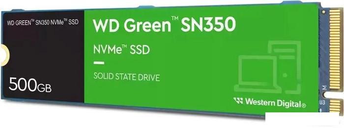 SSD WD Green SN350 500GB WDS500G2G0C - фото 2 - id-p226706126