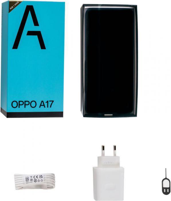 Смартфон OPPO A17 4/64Gb, CPH2477, голубой