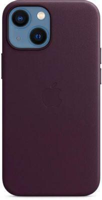 Чехол (клип-кейс) Apple Leather Case with MagSafe, для Apple iPhone 13 mini, темная вишня [mm0g3ze/a] - фото 3 - id-p226410587