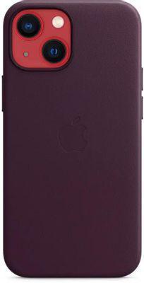 Чехол (клип-кейс) Apple Leather Case with MagSafe, для Apple iPhone 13 mini, темная вишня [mm0g3ze/a] - фото 5 - id-p226410587