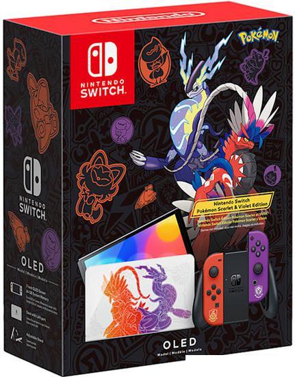 Игровая приставка Nintendo Switch OLED Pokеmon Scarlet and Violet Edition - фото 1 - id-p226806673