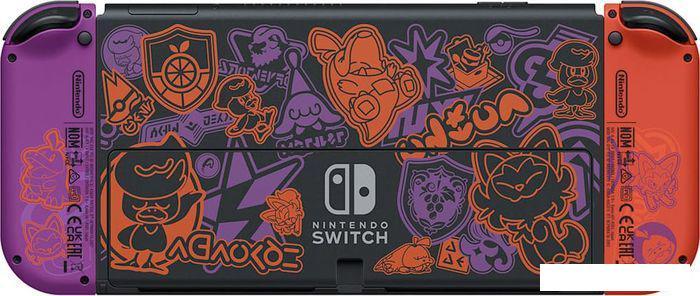 Игровая приставка Nintendo Switch OLED Pokеmon Scarlet and Violet Edition - фото 4 - id-p226806673