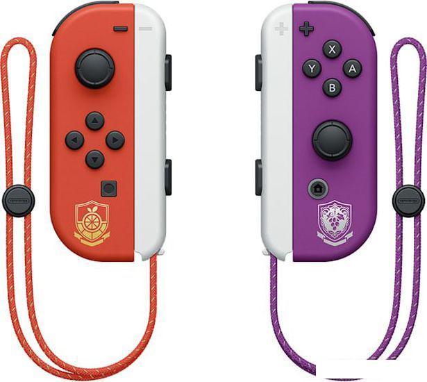 Игровая приставка Nintendo Switch OLED Pokеmon Scarlet and Violet Edition - фото 5 - id-p226806673