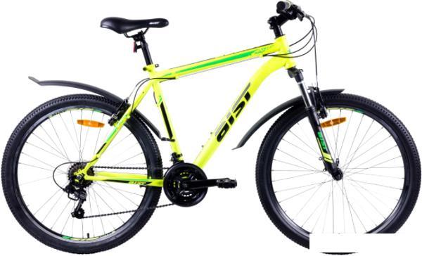 Велосипед AIST Quest 26 р.18 2022 (желтый/зеленый) - фото 1 - id-p226806317