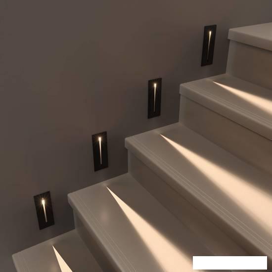 Точечный светильник Elektrostandard Подсветка для лестниц 40108 LED (черный) - фото 2 - id-p226806358