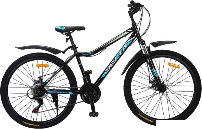 Велосипед Delta Street 27.5 2701 (черный/синий) - фото 1 - id-p226581078
