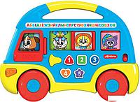 Развивающая игрушка Азбукварик Музыкальный автобус. Первые знания 2808 (синий)