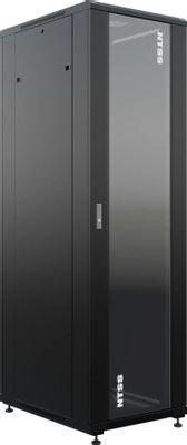 Шкаф серверный NTSS NTSS-R42U6080GS-BL напольный, стеклянная передняя дверь, 42U, 600x1987x800 мм - фото 1 - id-p226702454