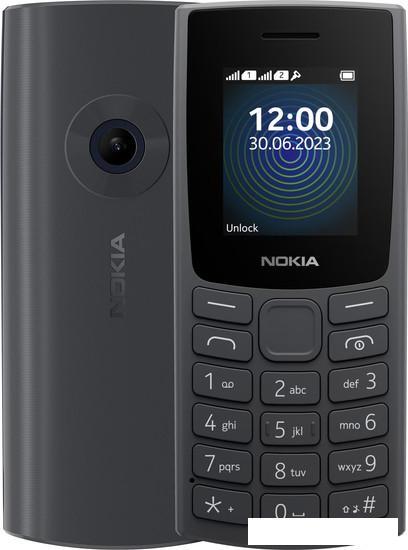 Кнопочный телефон Nokia 110 (2023) Dual SIM TA-1567 (угольный) - фото 1 - id-p226410296
