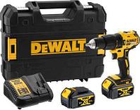 Ударная дрель-шуруповерт DeWALT DCD778M2T-QW, 4Ач, с двумя аккумуляторами