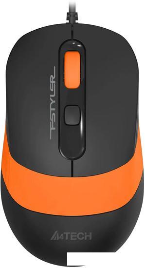 Мышь A4Tech Fstyler FM10S (оранжевый/черный)