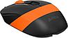 Мышь A4Tech Fstyler FM10S (оранжевый/черный), фото 2