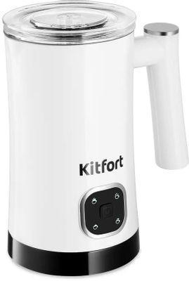 Взбиватель молока KitFort КТ-7178, 400Вт, 590мл, белый/черный