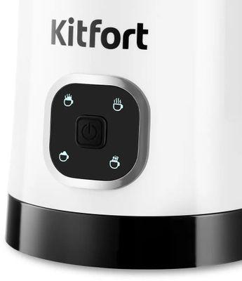 Капучинатор Kitfort КТ-7178 стационар. 590мл белый/черный - фото 3 - id-p226702543