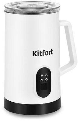 Взбиватель молока KitFort КТ-7177, 400Вт, 590мл, белый/черный
