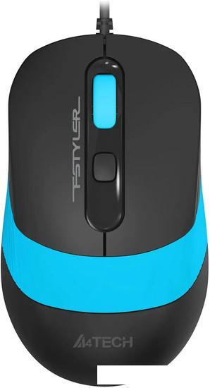 Мышь A4Tech Fstyler FM10S (голубой/черный)