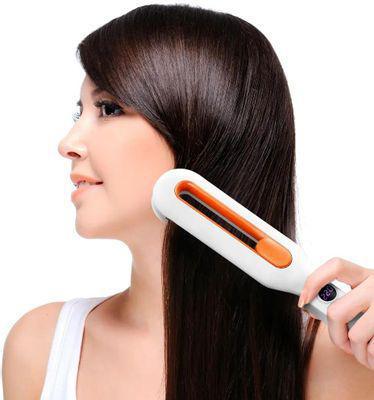 Выпрямитель для волос KitFort КТ-3269, оранжевый и белый - фото 7 - id-p226626606