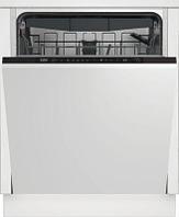Встраиваемая посудомоечная машина Beko BDIN15560, ширина 59.8см, полновстраиваемая, загрузка 15 комплектов