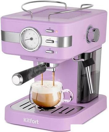 Рожковая кофеварка Kitfort KT-7258, фото 2