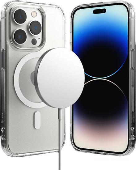 Чехол для телефона Ringke Fusion Magnetic iPhone 14 Pro Matte Clear - фото 1 - id-p226682742