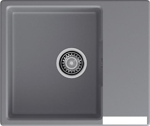 Кухонная мойка GranFest QUARZ GF-UR-658L (темно-серый), фото 2