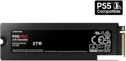 SSD Samsung 990 Pro с радиатором 4TB MZ-V9P4T0CW, фото 2