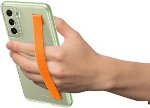 Чехол для телефона Samsung Slim Strap Cover S21 FE (оливковый), фото 3