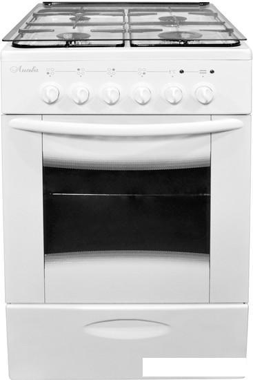Кухонная плита Лысьва ЭГ 4к01 МС-2у (белый, без крышки, стеклянная крышка) - фото 1 - id-p226517529